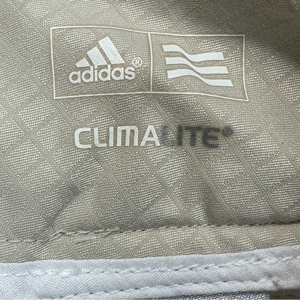 ADIDAS Capris Size 8 Climalite Pockets zipper belt loops lightweight - Picture 7 of 12